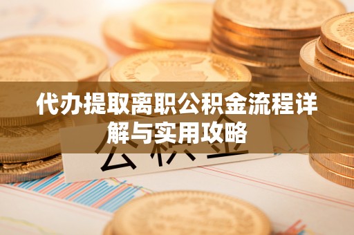 赫山代办提取离职公积金流程详解与实用攻略