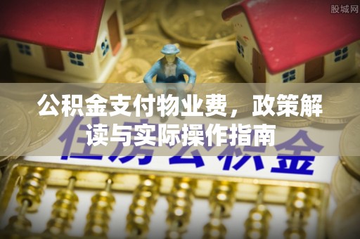 赫山公积金支付物业费，政策解读与实际操作指南