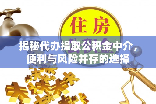 赫山揭秘代办提取公积金中介，便利与风险并存的选择