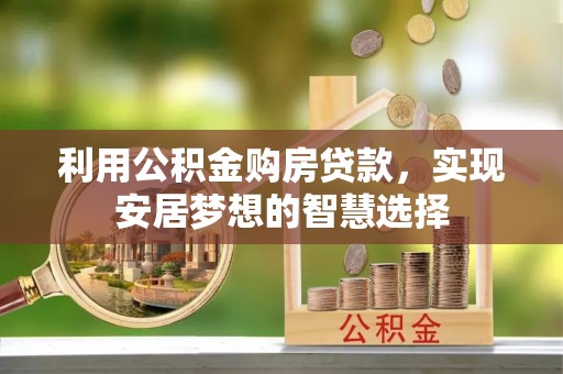 赫山利用公积金购房贷款，实现安居梦想的智慧选择