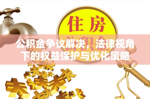 赫山公积金争议解决，法律视角下的权益保护与优化策略